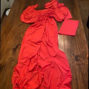 Coral infinity dress